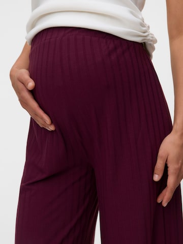 MAMALICIOUS Wide leg Broek in Rood