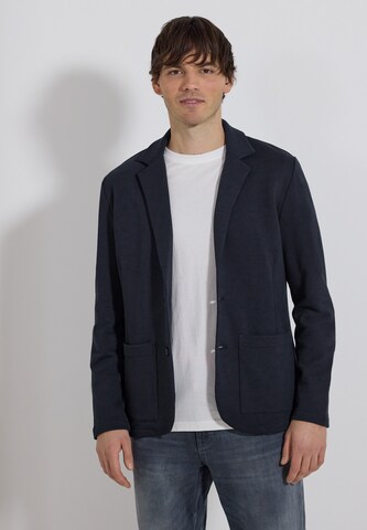 Street One MEN Regular fit Suit Jacket 'Terry Slub ' in Blue: front