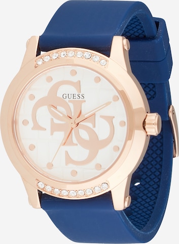 GUESS Аналоговые часы в Синий: спереди