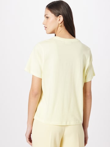 T-shirt 'Essence Standard' WEEKDAY en jaune
