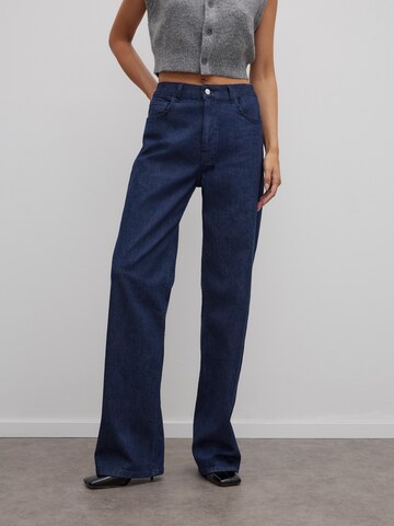 Wide Leg Jean RÆRE by Lorena Rae en bleu : devant