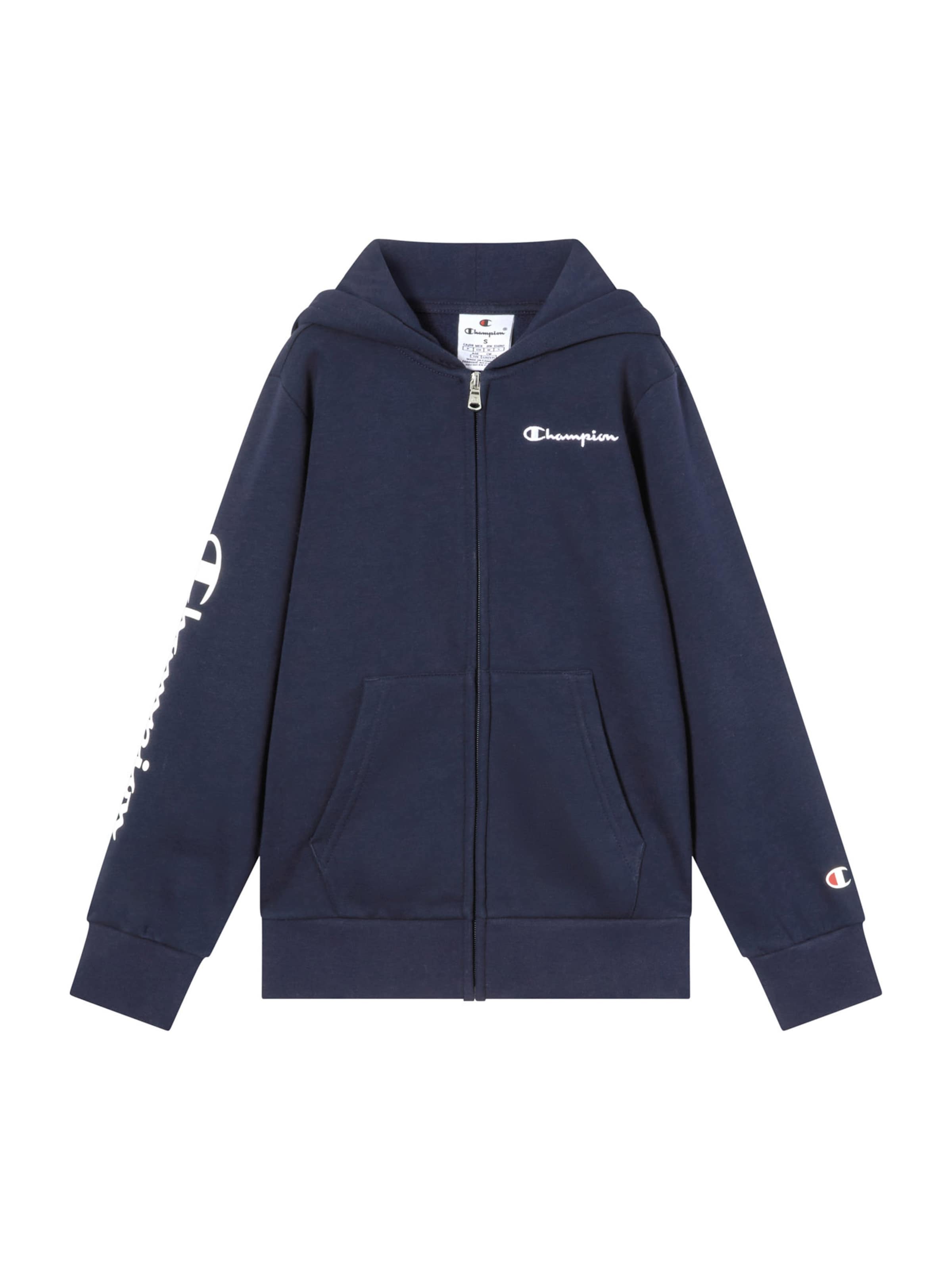 Champion Authentic Athletic Apparel Jopa na zadrgo | modra barva: sprednja stran