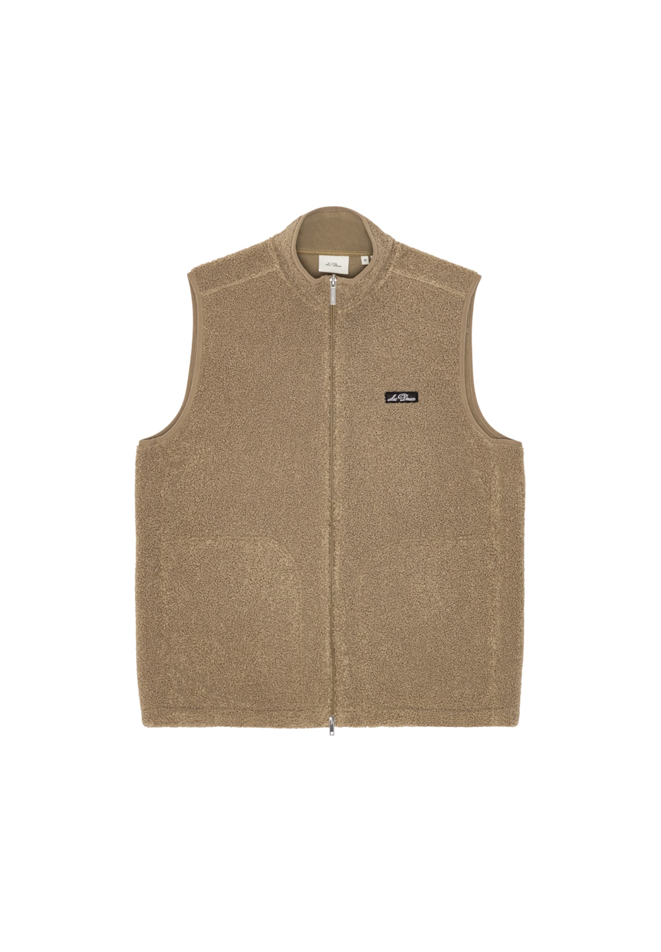 Les Deux Vest in Brown: front
