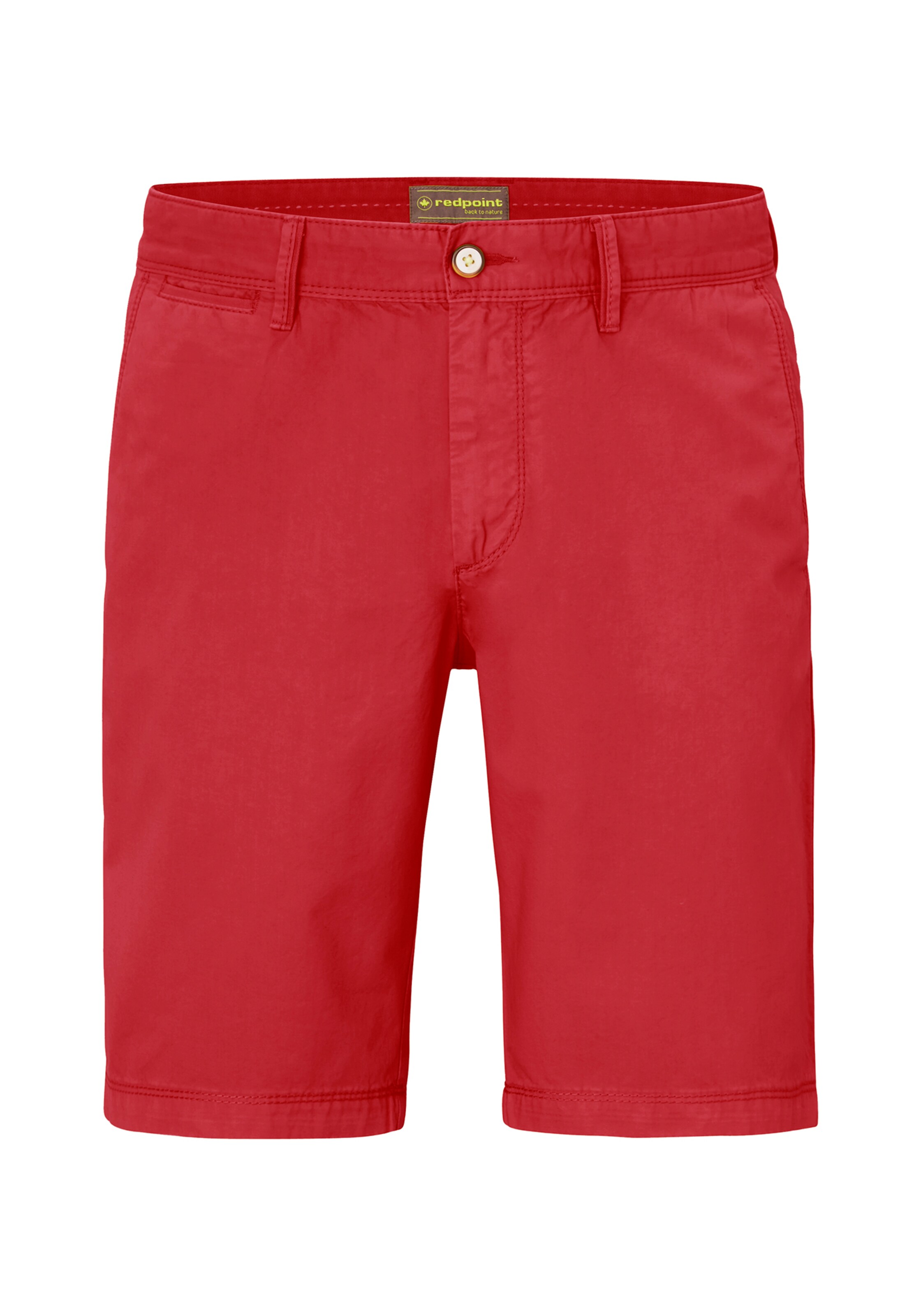 REDPOINT Chino Pants in Red: front