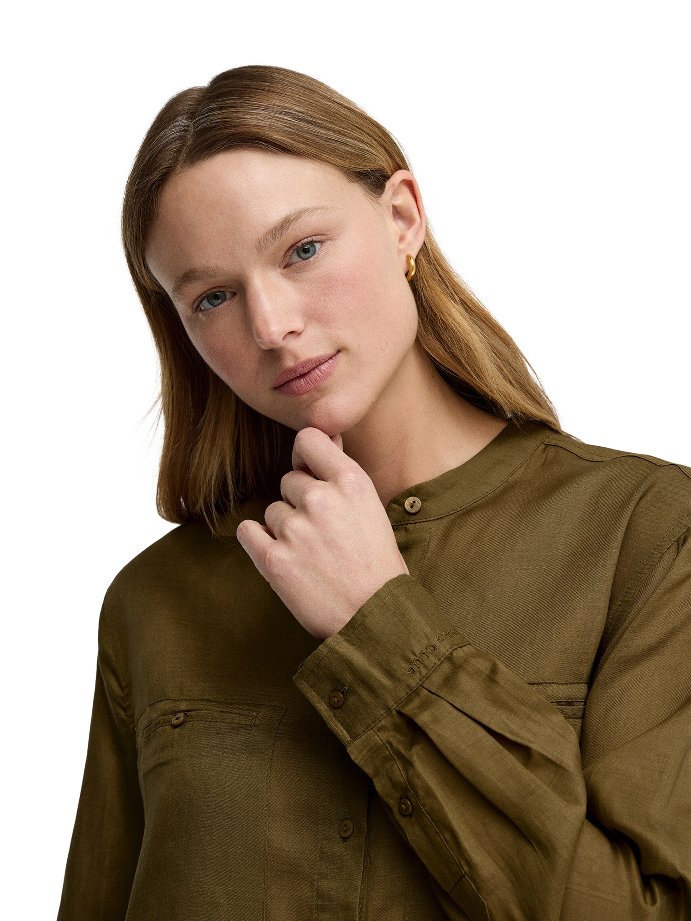 Polo Club Blouse in Green