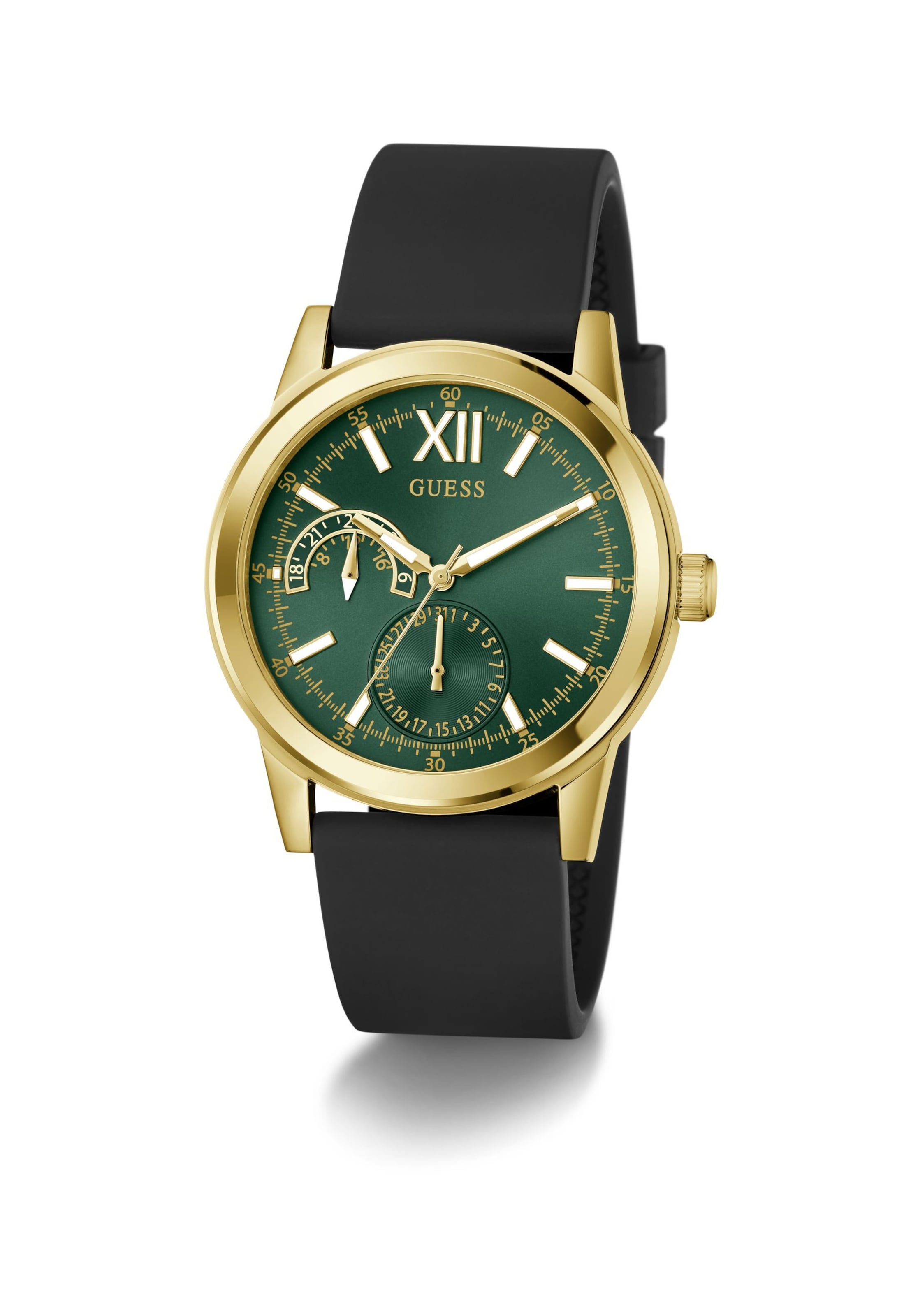 GUESS Analog watch 'Emerson' in Black: front