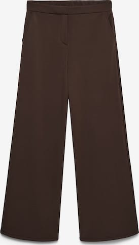 Wide Leg Pantalon à plis 'VMBellis' VERO MODA en marron : devant