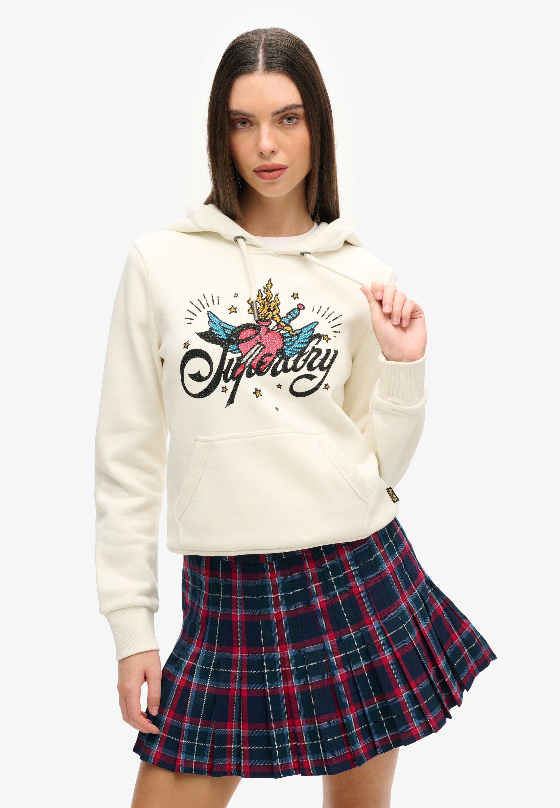 Felpa 'Tattoo' di Superdry & Co in beige
