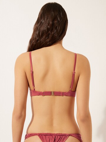 CALZEDONIA Push-up Bikinitop in Orange