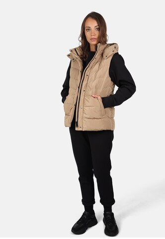 Fuchs Schmitt Bodywarmer in Beige: voorkant