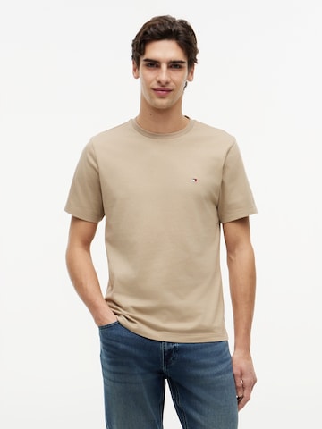 T-Shirt 'ESS SEASONAL' TOMMY HILFIGER en beige : devant