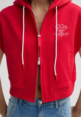 JOOP! Jeans Sweatvest 'Telia' in Rood
