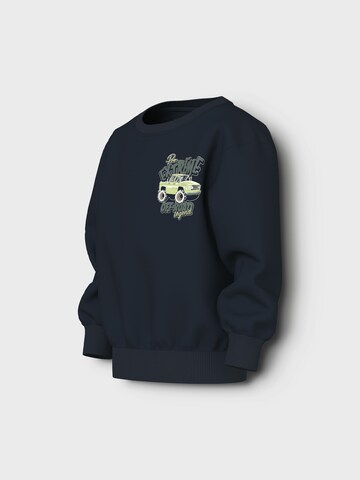 NAME IT Sweatshirt 'NMMVILDAR' i blå