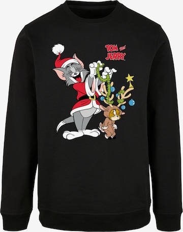 Sweat-shirt 'Tom And Jerry - Reindeer' ABSOLUTE CULT en noir : devant