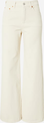 Global Funk Wide leg Jeans in Beige: voorkant