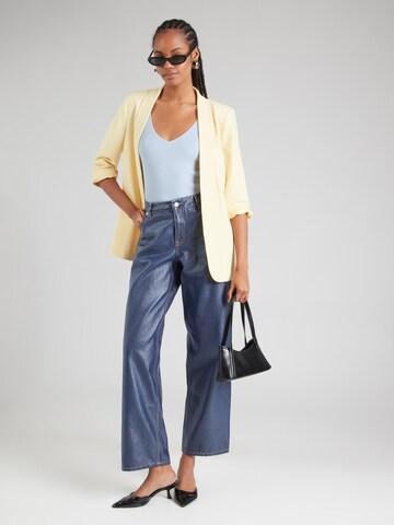 VILA Knitted Top 'VIWENNIE' in Blue