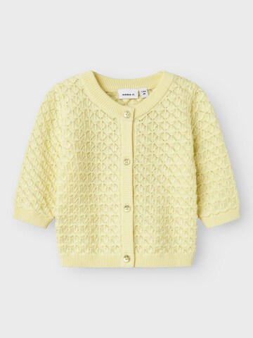 NAME IT Strickjacke in Gelb