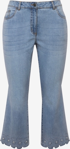 Angel of Style Flared Jeans in Blue: front