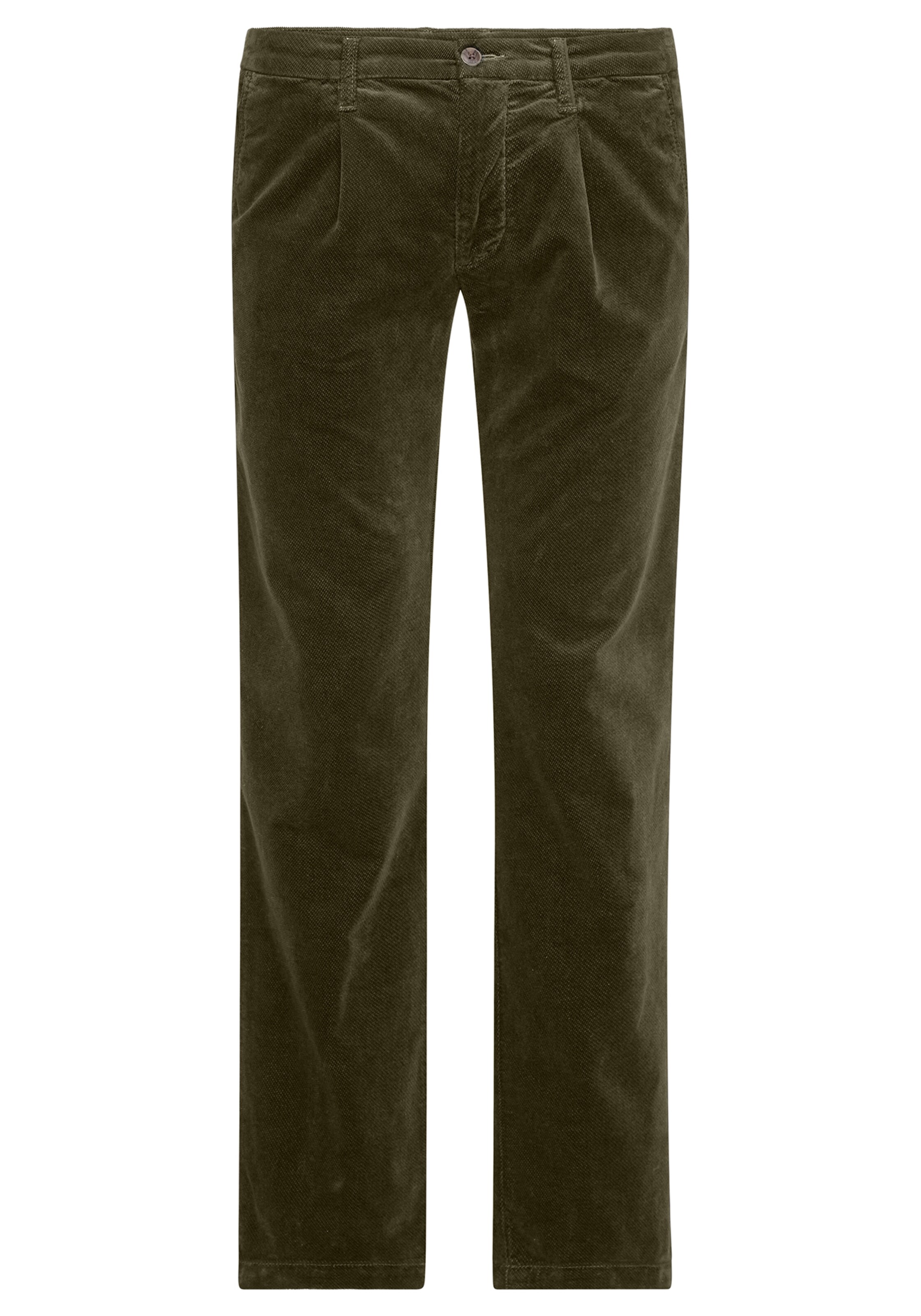 REDPOINT Chino Pants in Green: front