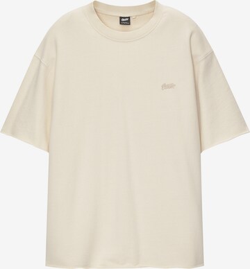 Pull&Bear Shirt in Beige: front