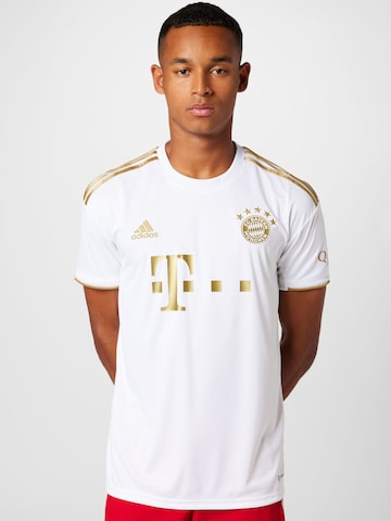 ADIDAS SPORTSWEAR Spordisärk 'Fc Bayern 21/22 Home', värv valge: eest vaates