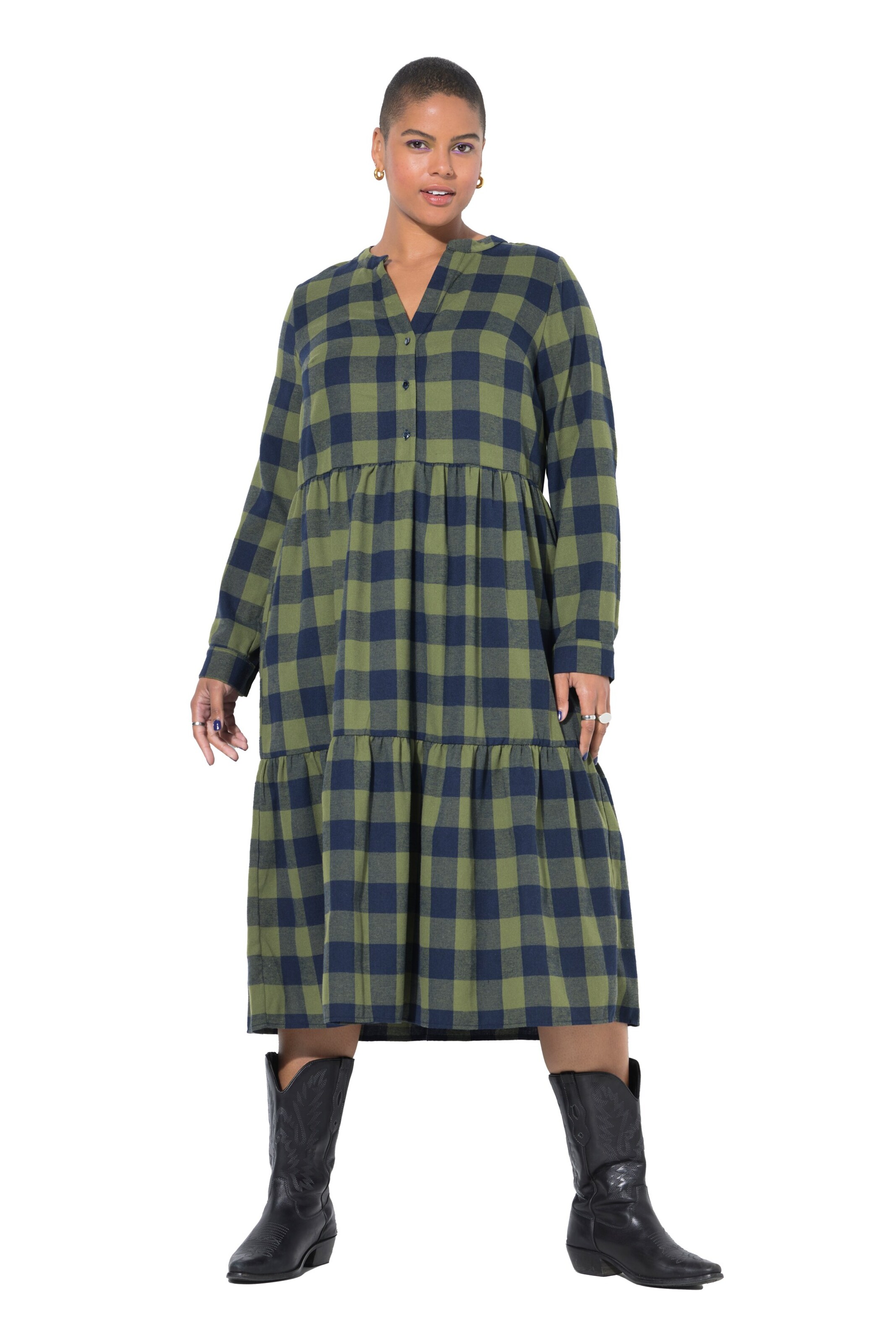 Studio Untold Kleid in Grün: Vorderseite