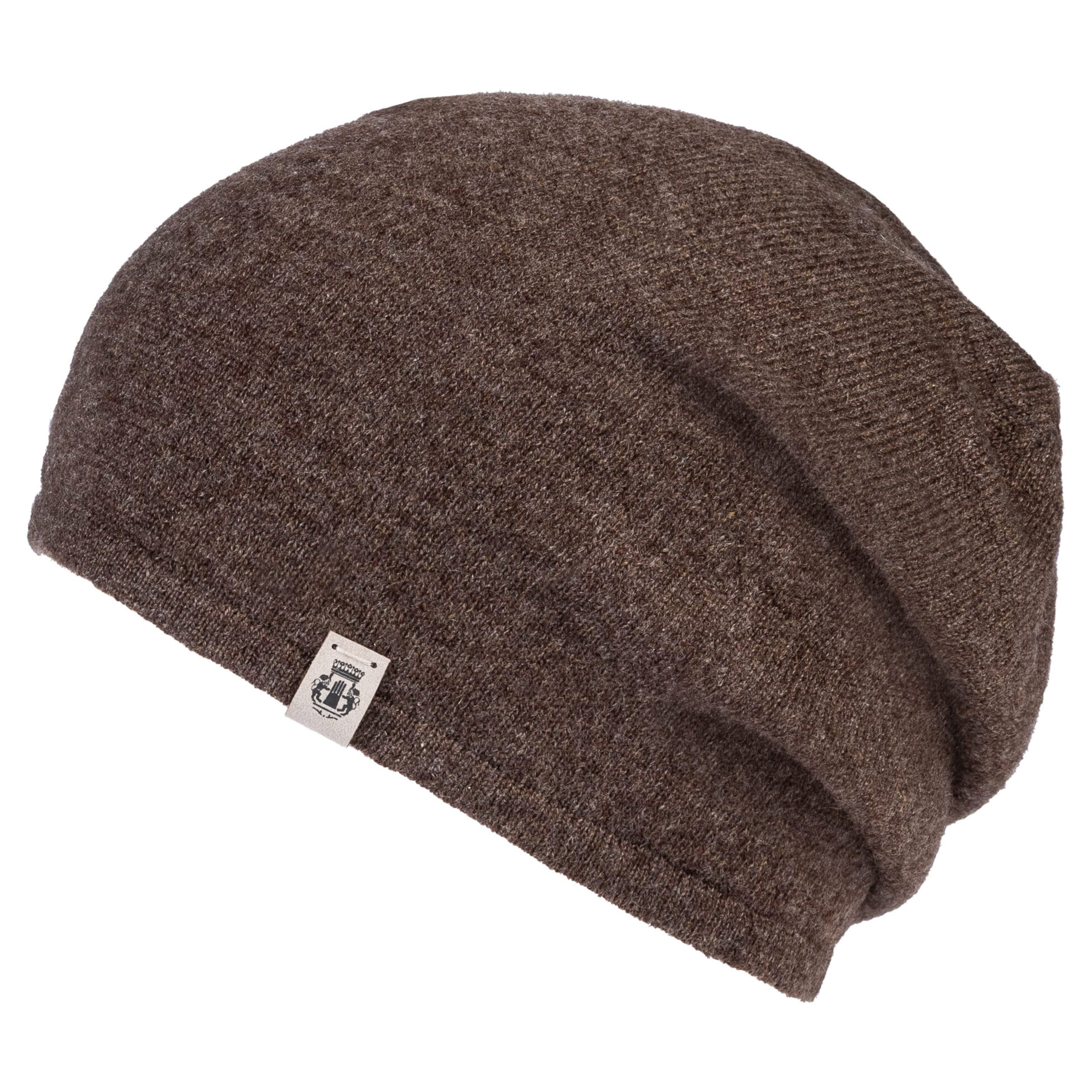 Roeckl Muts ' BUSINESS CASHMERE ' in Bruin: voorkant