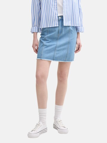 TOM TAILOR DENIM Rok in Blauw: voorkant