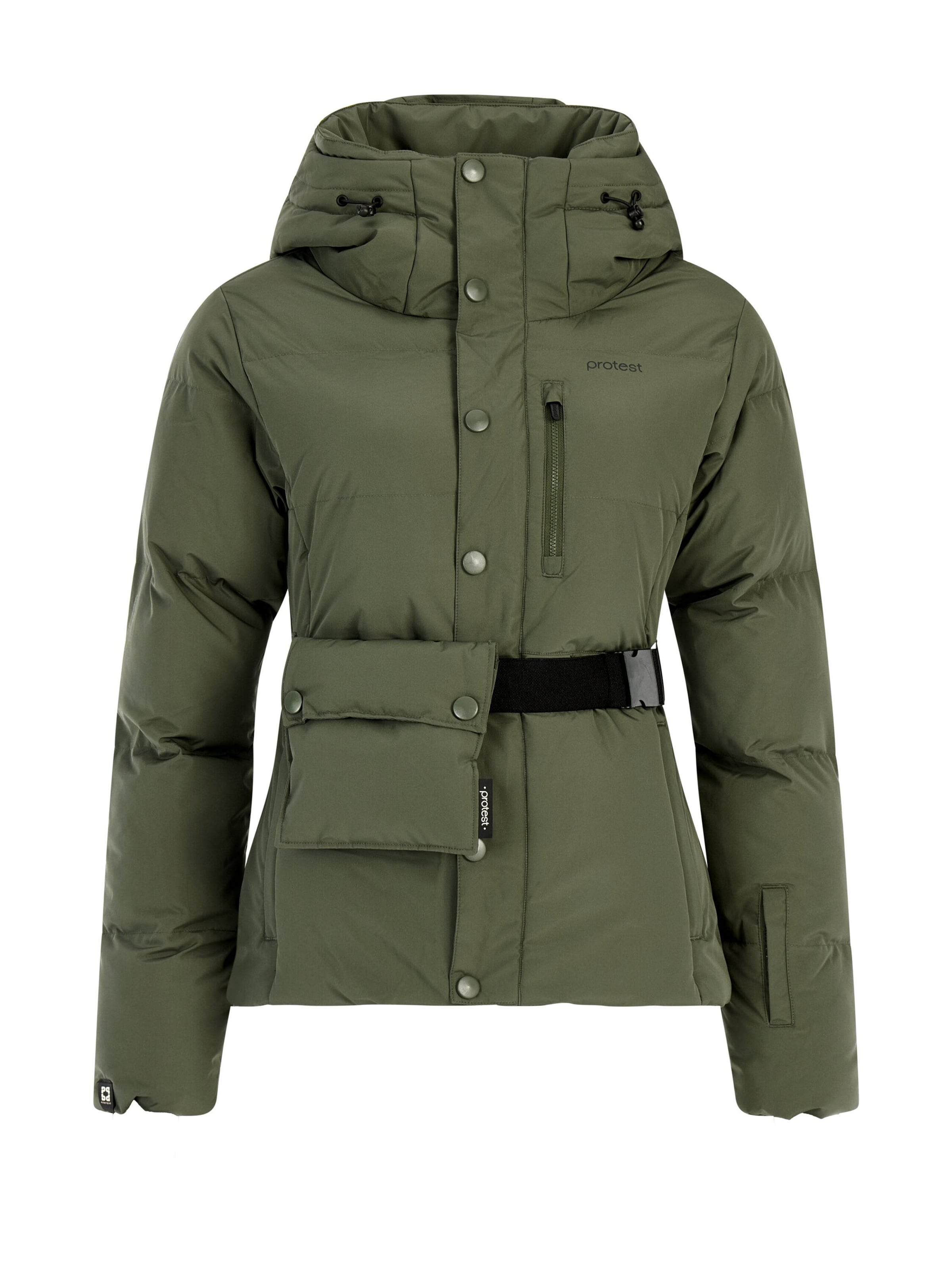 PROTEST Sportjacke 'PRTLeon' in Grün: Vorderseite