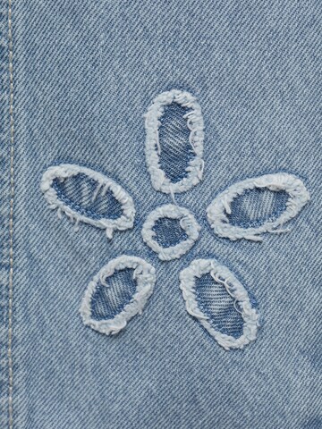 MANGO KIDS Regular Tuinbroek in Blauw