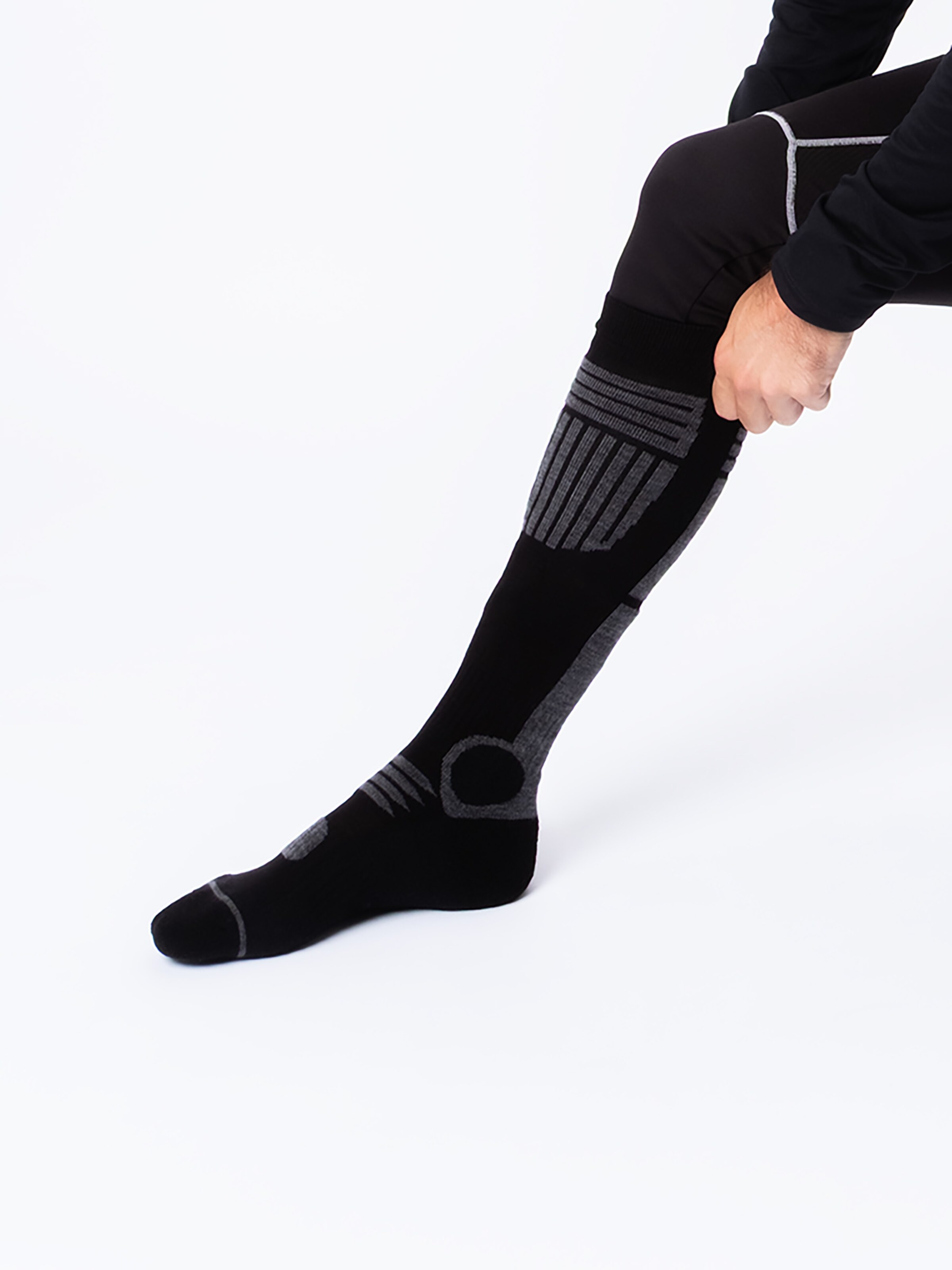 Occulto - Calcetines deportivos 'Ski Felix' en gris