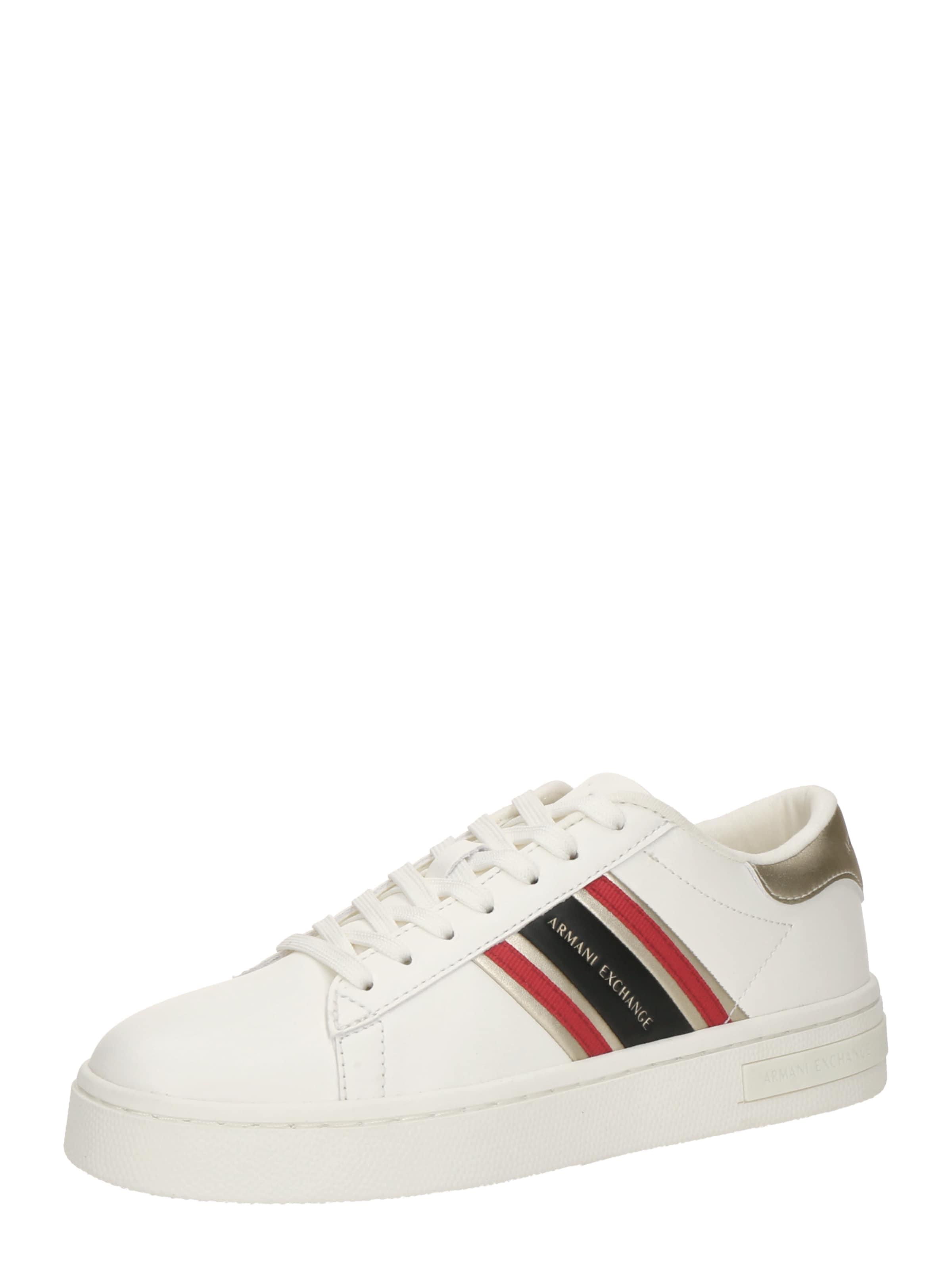ARMANI EXCHANGE - Zapatillas deportivas bajas 'LONDON' en blanco: frente