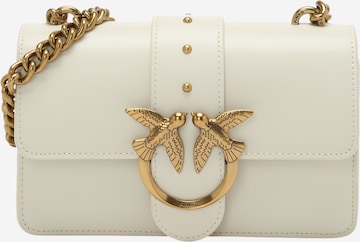 PINKO - Bolso de hombro 'Love One' en blanco: frente