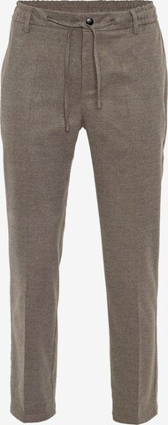 Antioch Regular Trousers with creases in Brown: front