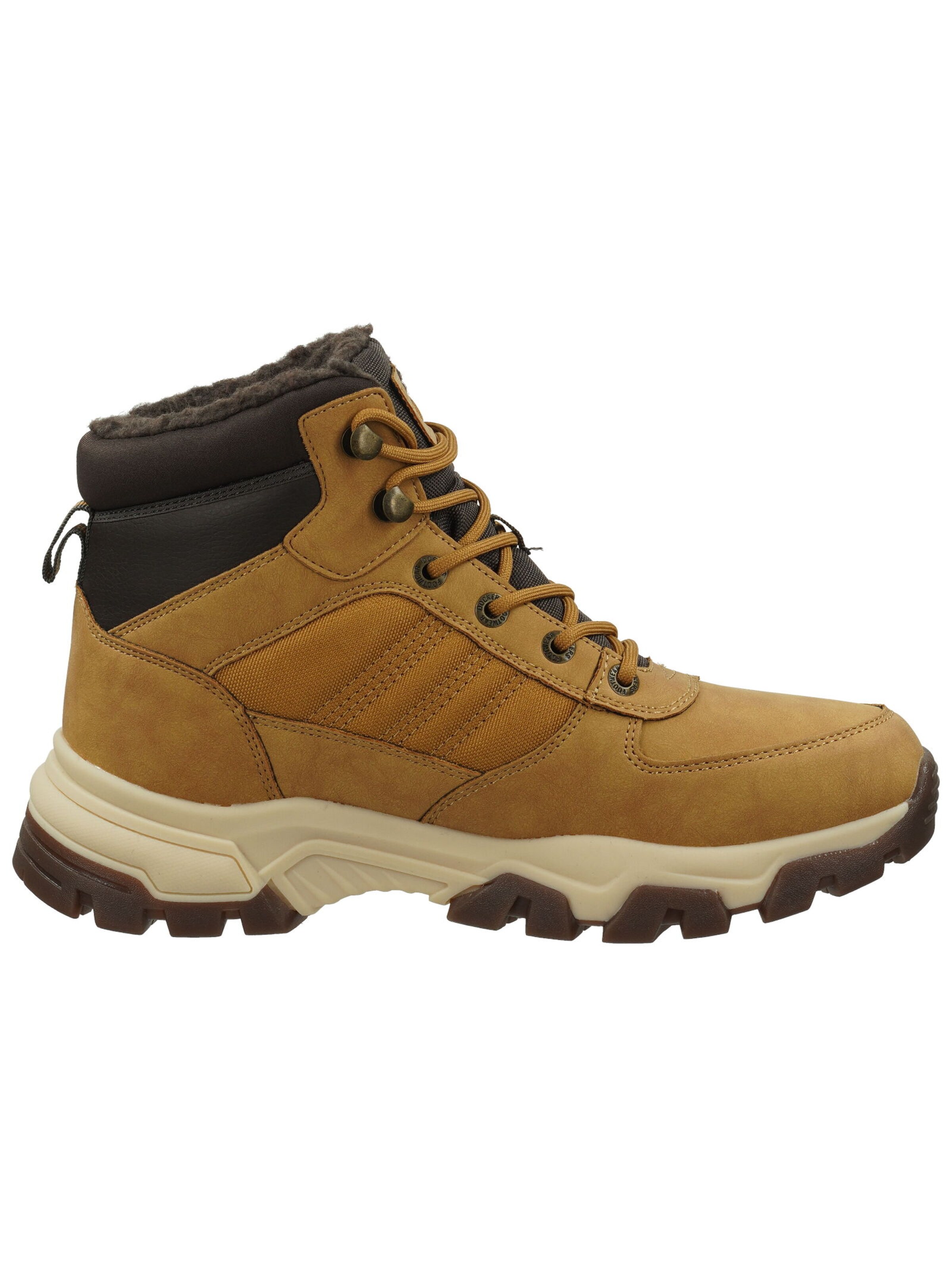 Dockers by Gerli Lace-Up Boots in Yellow