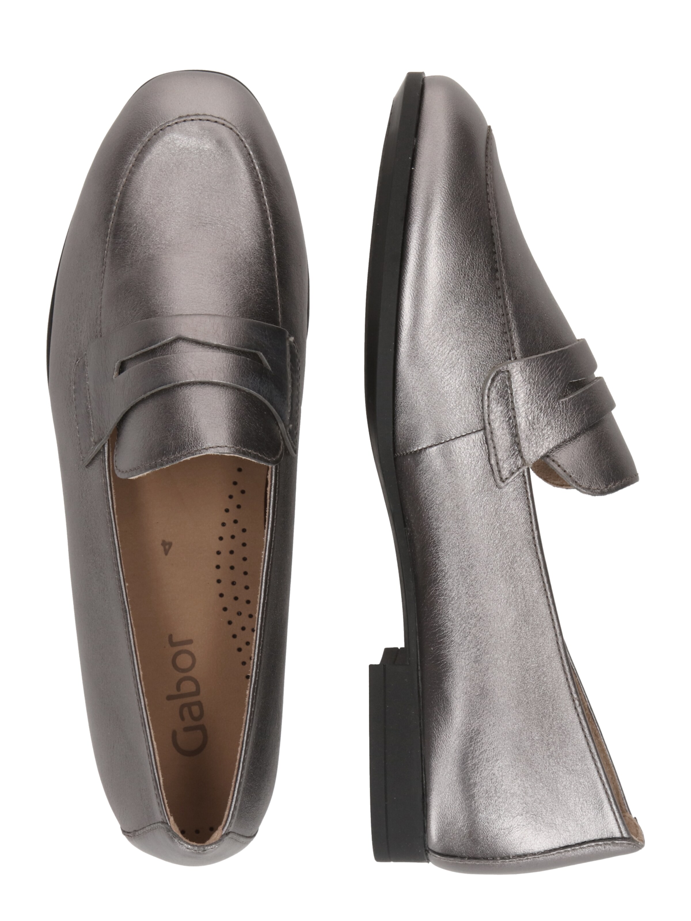 GABOR Slipper in Silber