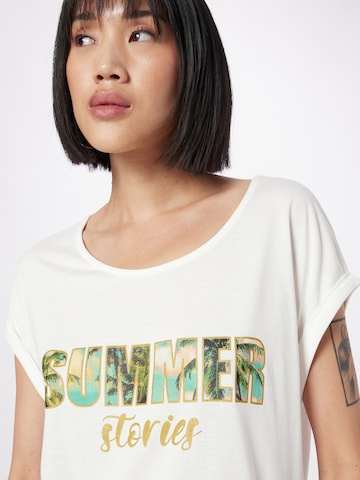 T-shirt 'Lucia' ABOUT YOU en blanc