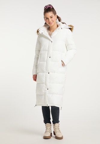 Manteau d’hiver MYMO en blanc : devant