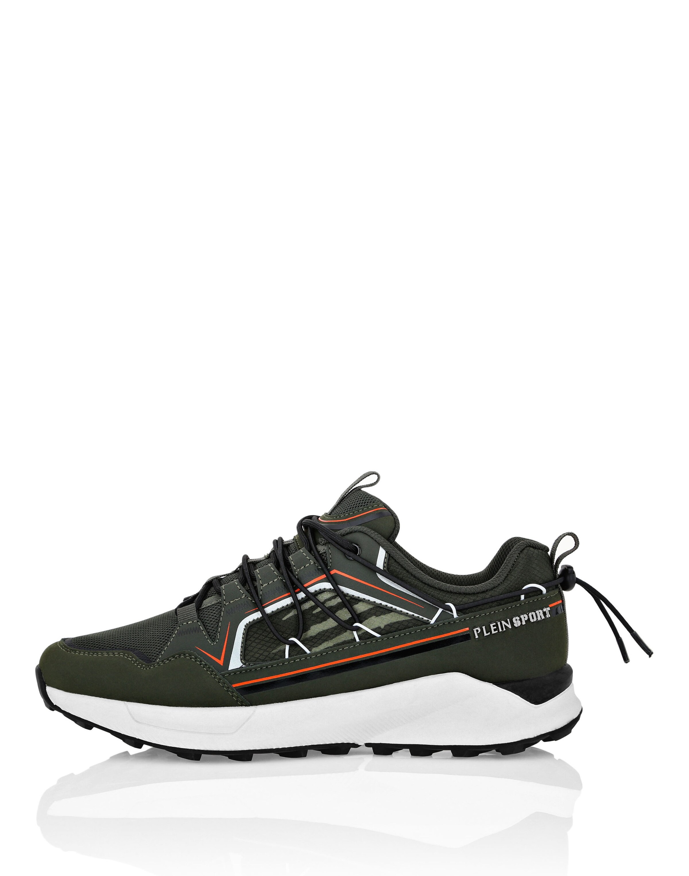 Plein Sport - Sapatilhas baixas em verde: frente