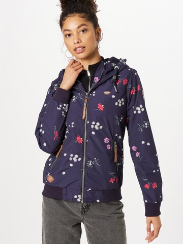 Ragwear Between-Season Jacket 'NUGGIE' in Blue: front