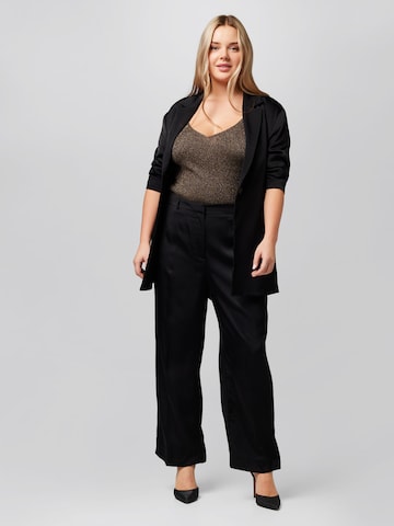 A LOT LESS Loose fit Pleated Pants 'Maggie' in Black