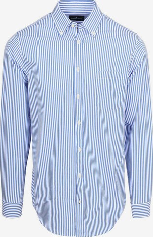 Coupe regular Chemise Steppin' out en bleu : devant