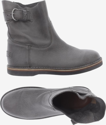 SHABBIES AMSTERDAM Stiefelette 39 in Grau: predná strana