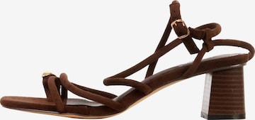 Super Mode - Sandalias en marrón: frente