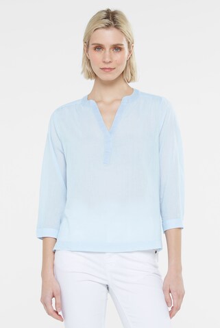 SENSES.THE LABEL Blouse in Blue: front