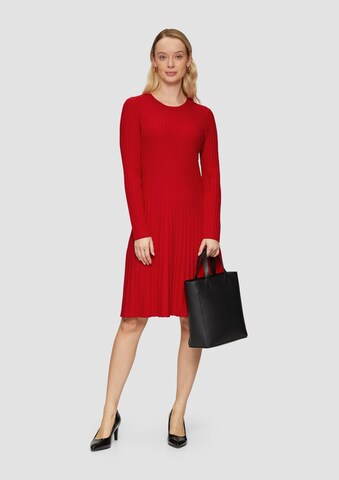 s.Oliver BLACK LABEL Jurk in Rood