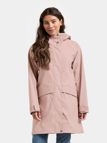 Didriksons Functionele mantel 'ELLY' in Roze: voorkant