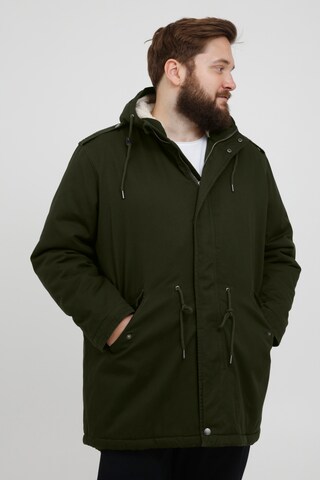 !Solid Between-Seasons Parka in Green: front