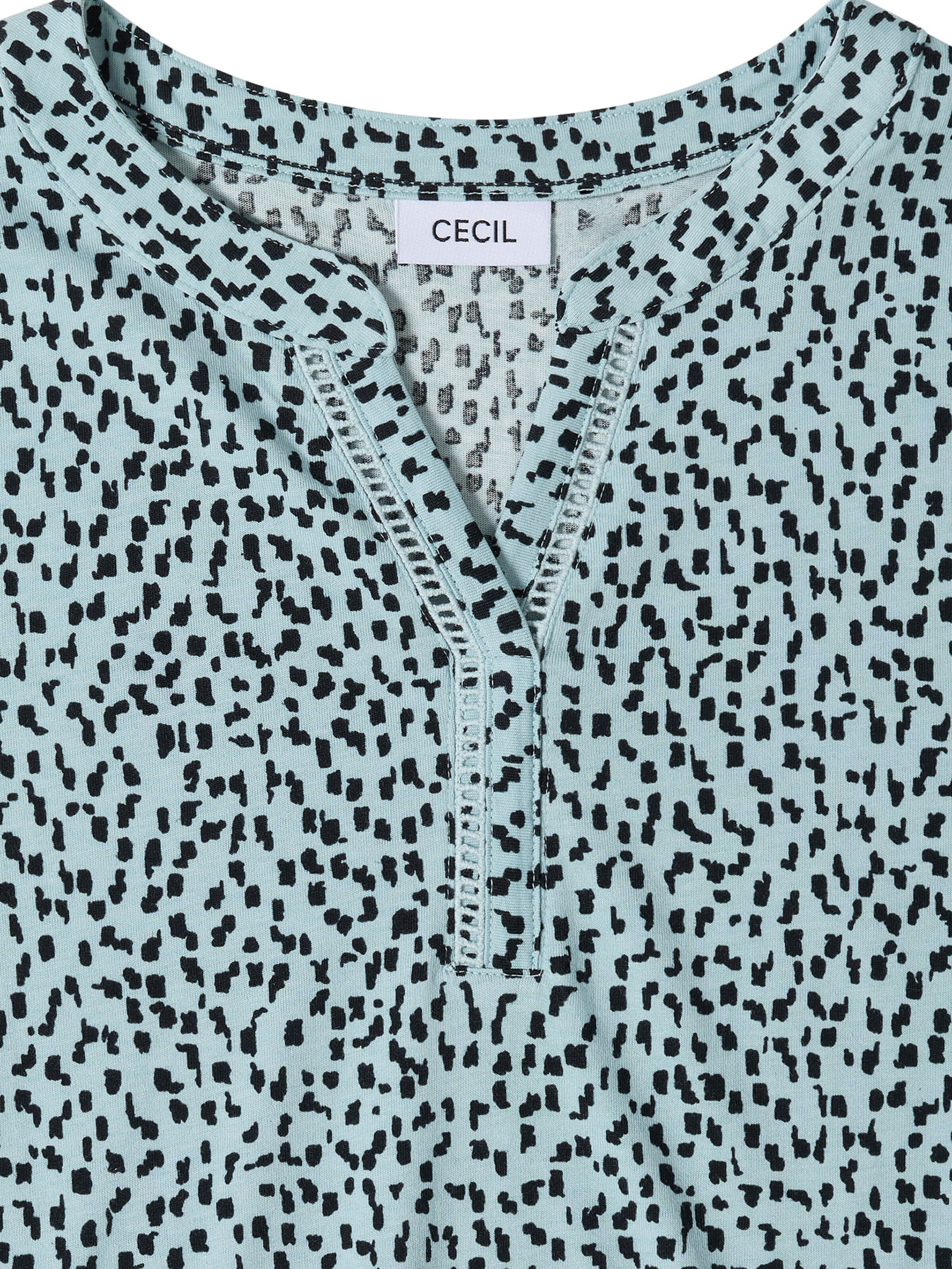 CECIL Bluse 'Lace Tunic' in Grün