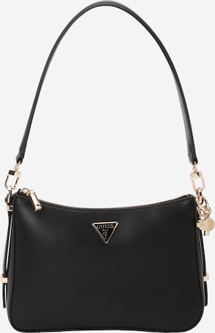 GUESS Olkalaukku 'DARYNA II TOP ZIP SHOULDER BAG' värissä musta: etupuoli